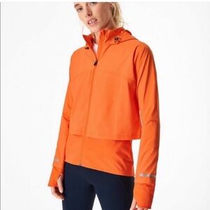 🧡 Sweaty Betty Murcott Orange Fast Track Running Jacket Size S
